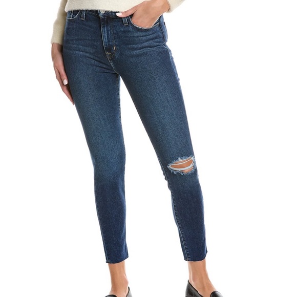 HUDSON Blair Queen Skinny Raw Hem Ankle Jean - Picture 2 of 3
